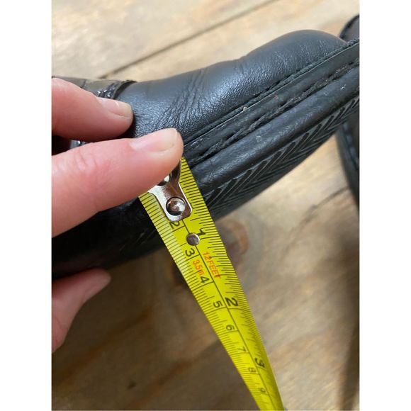 FINN COMFORT AUSSEE SOFT Black/Croc Slip On Mules Shoes Size EU 39 / US 8 - Picture 13 of 13